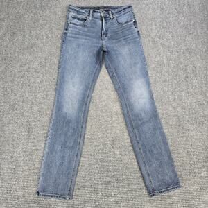 Silver Jeans Co Most Wanted Straight Leg Jeans Women 29x31 Blue Stretch Denim